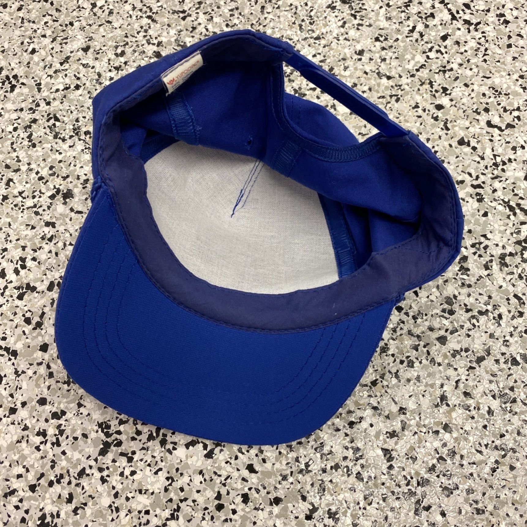 Vintage VINTAGE Yupoong Mexico Blue Hat Adjustable Cap Baja mahi mahi Rope hat Unisex Adults Baseball Cap Beach Fish Ocean Mens Womens Size ONE SIZE - 4 Thumbnail