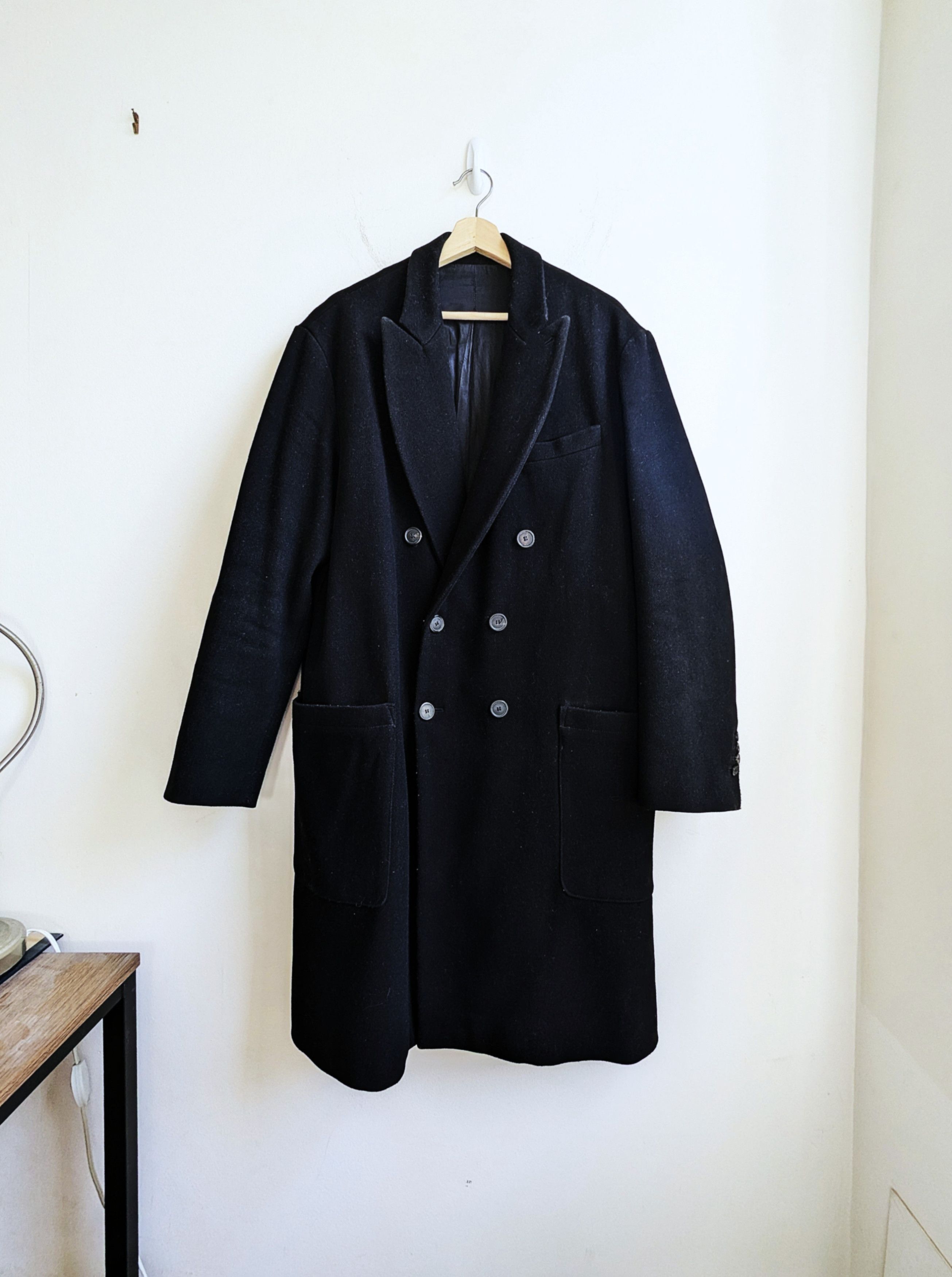 AMI Double-Breasted Overcoat Size US L / EU 52-54 / 3 - 1 Thumbnail