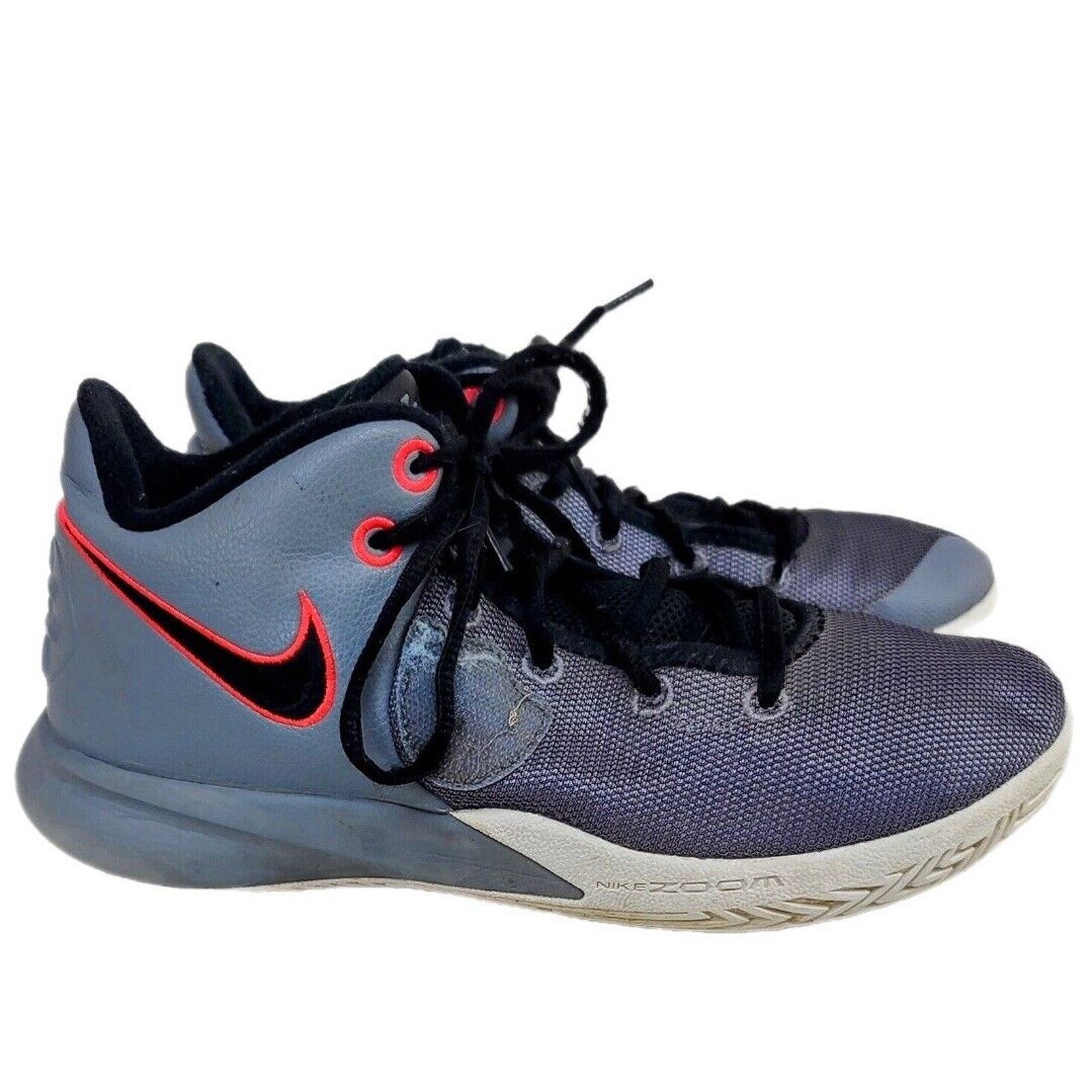 Nike Nike Men’s Kyrie Flytrap III, Grey/Black-Bright Crimson,11.5 Size US 11.5 / EU 44-45 - 2 Thumbnail