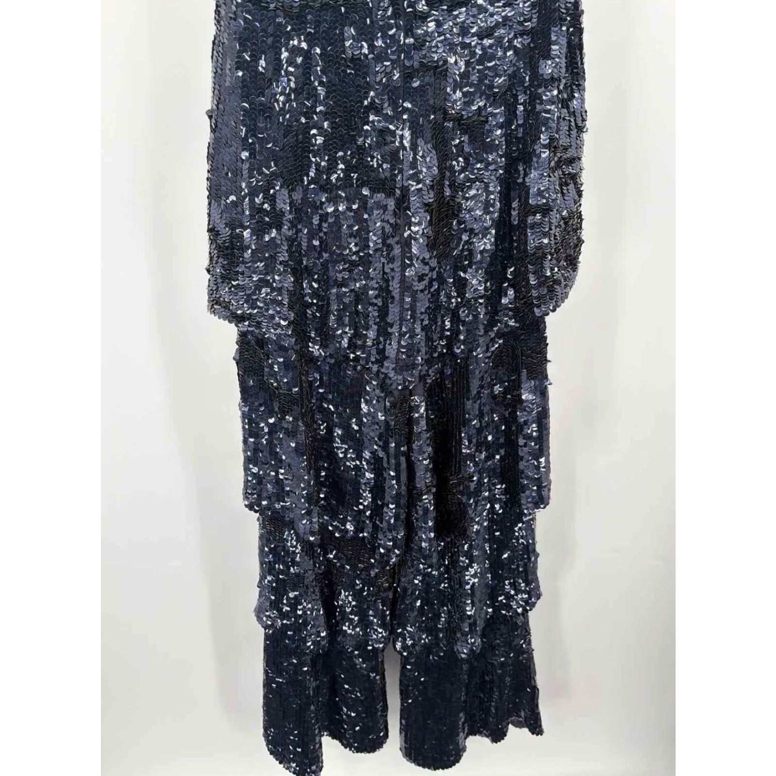 Vintage Pre-Owned Osman Navy Strapless Jumpsuit Size 4 Sequin Size 27" / US 4 / IT 40 - 4 Thumbnail