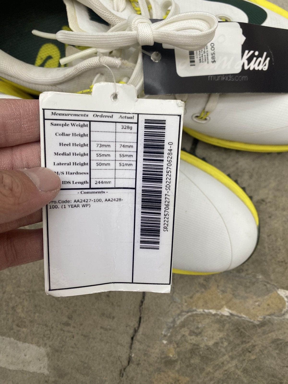 Nike RARE Sample Nike Oregon Ducks Lunar Command 2 Golf Size US 8 / EU 41 - 5 Thumbnail