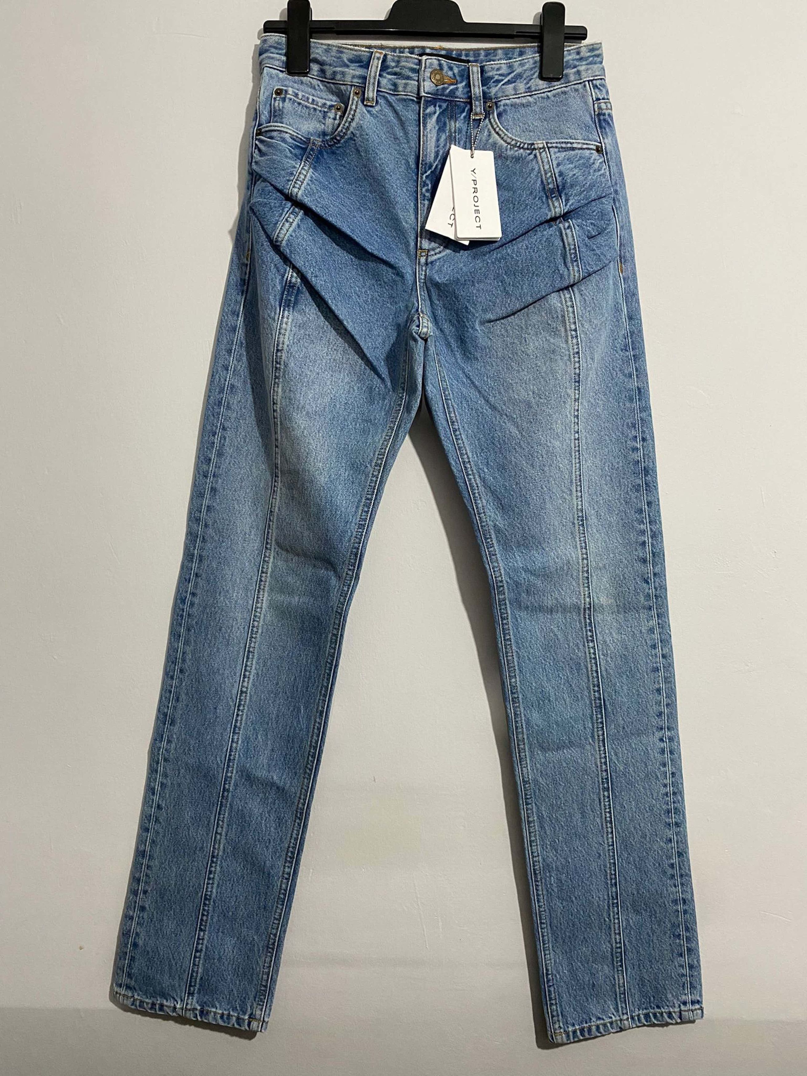 Y/Project Y/project ruffle pocket jeans Size 30" / US 8 / IT 44 - 1 Thumbnail