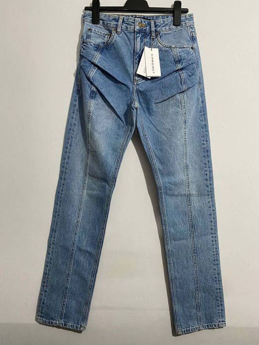 Y/Project Y/project ruffle pocket jeans | Grailed
