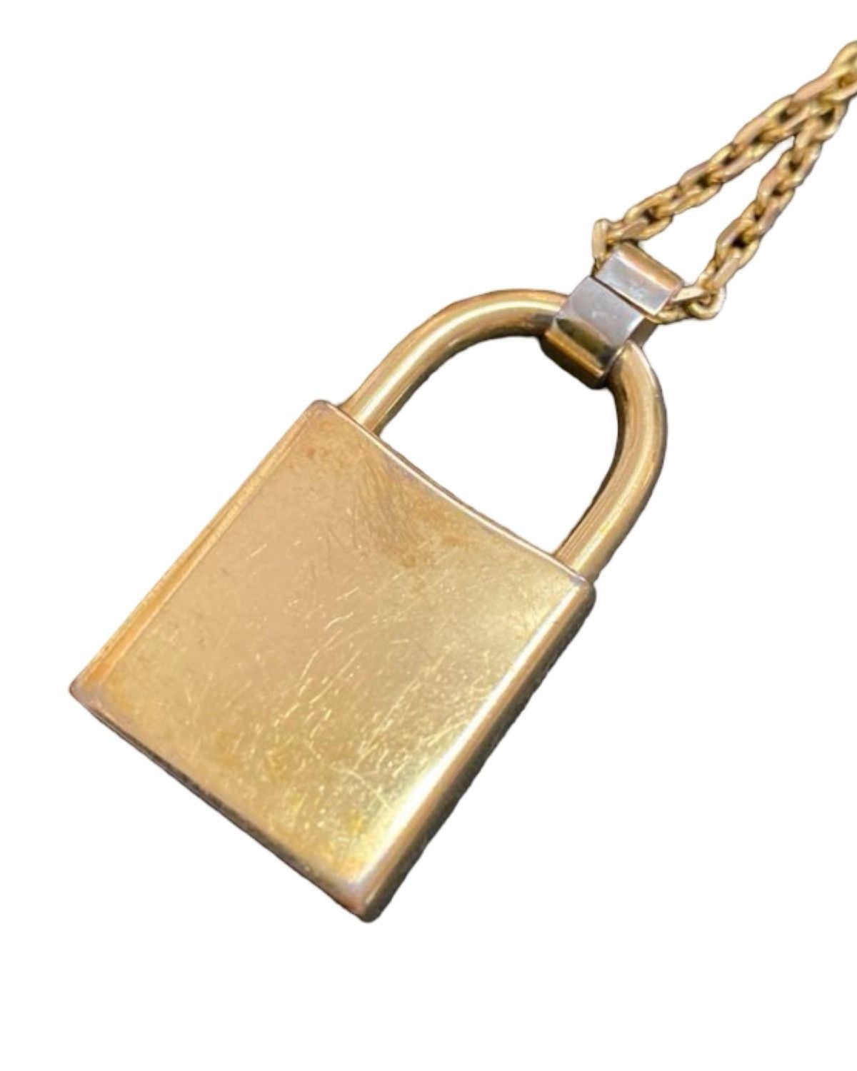 Dolce & Gabbana Dolce & Gabbana Gold Lock Necklace Size ONE SIZE - 2 Thumbnail