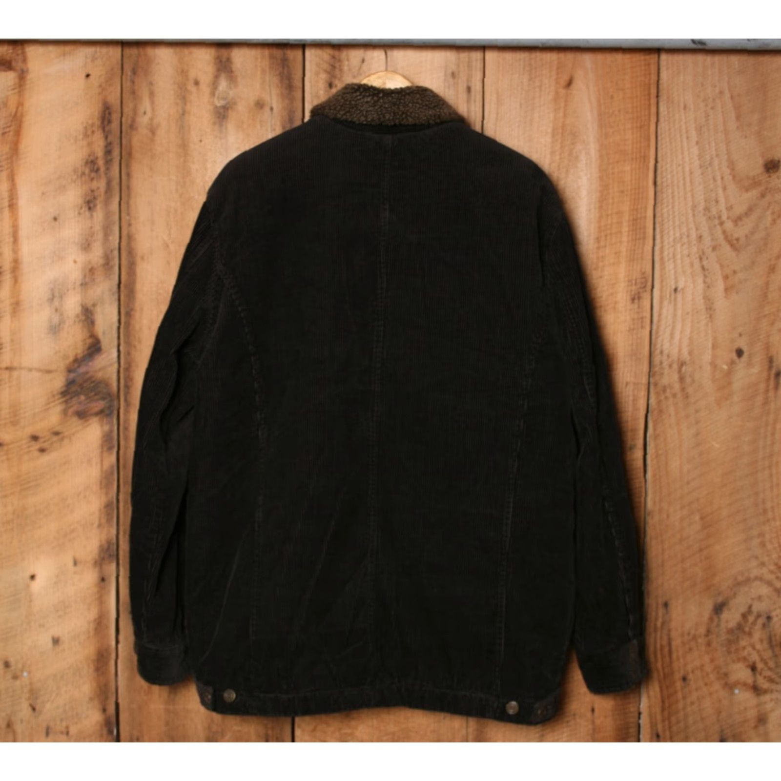 Gap VINTAGE Gap Jacket Corduroy Sherpa Lined Brown Mens M Coat (Fits M/L) Size US M / EU 48-50 / 2 - 7 Thumbnail