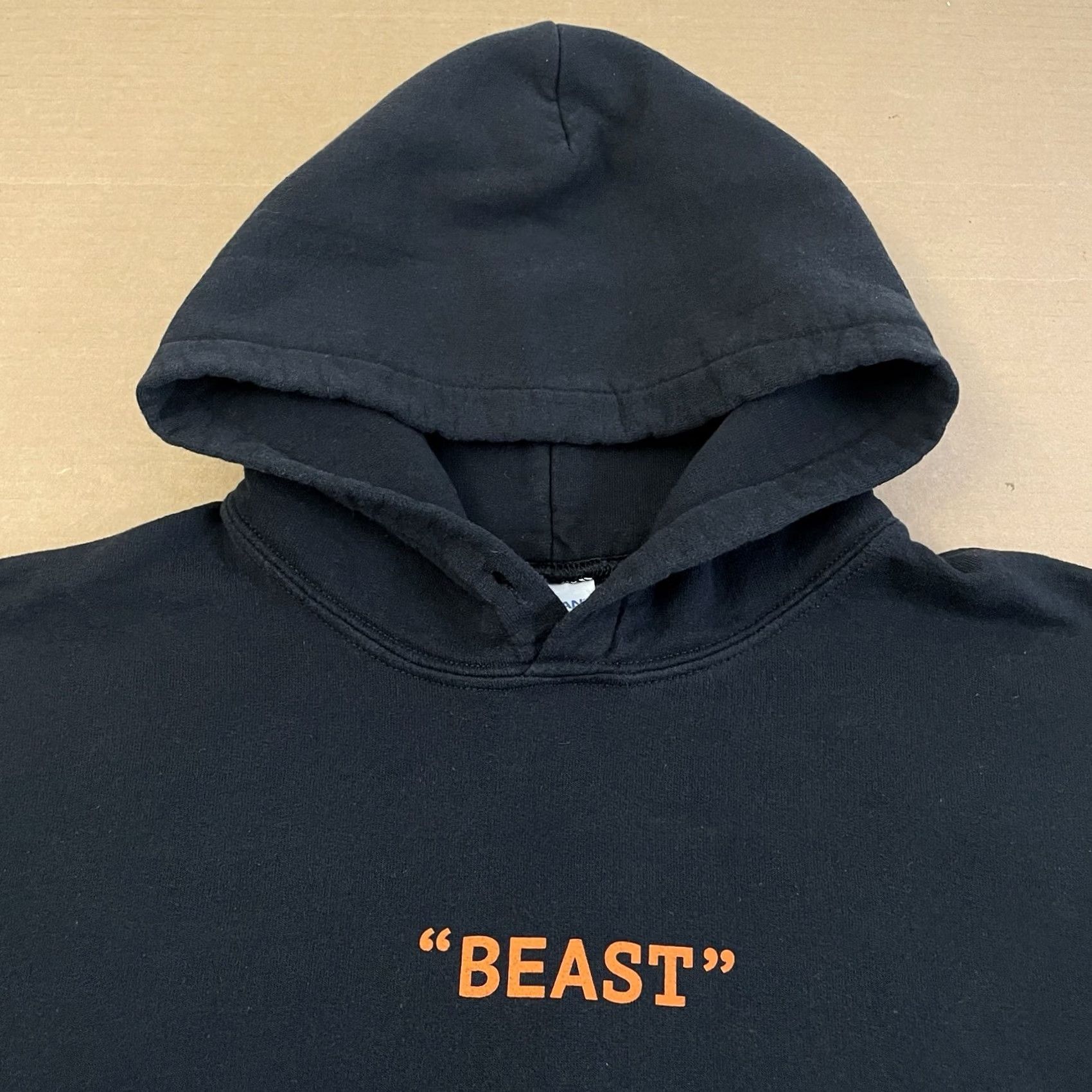 Gildan VINTAGE Mr Beast Hoodie Adult Small Black Sweatshirt Pullover Logo Mens" Size US S / EU 44-46 / 1 - 4 Thumbnail