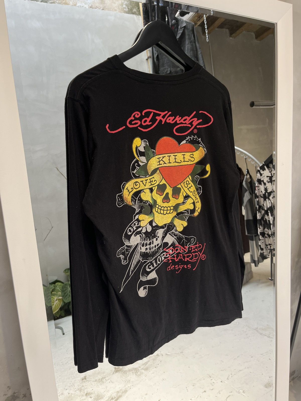 Ed Hardy Ed hardy love kill slowly long sleeve t-shirt Size US XL / EU 56 / 4 - 3 Thumbnail