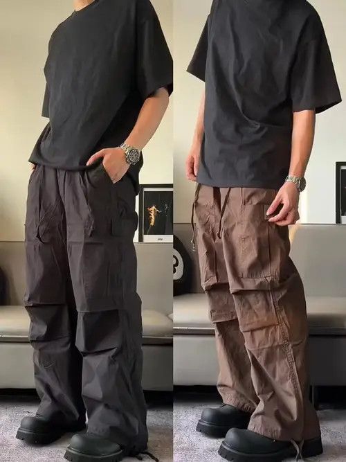 Designer × Japanese Brand × Vintage faded military baggy cargo pants Size US 32 / EU 48 - 3 Thumbnail