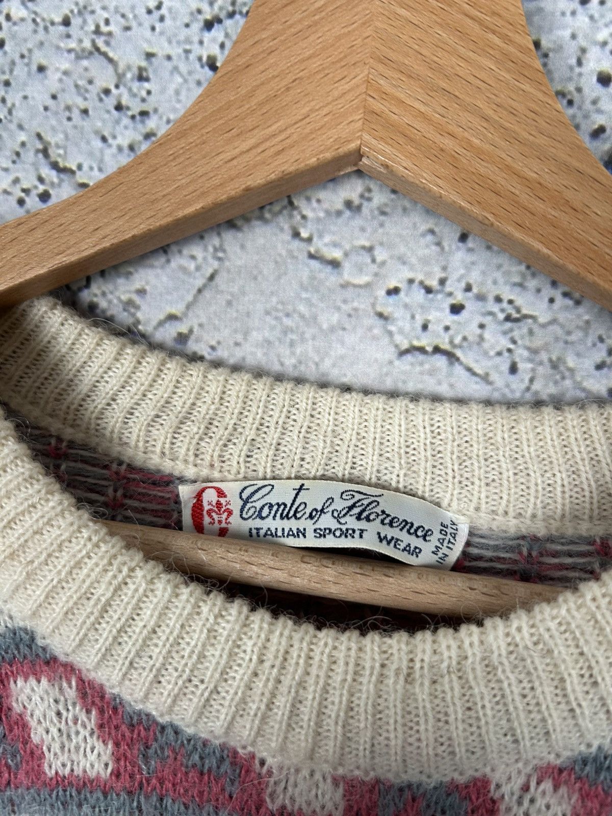 Vintage Vintage Conte Of Florence Alpaca Sweater 90s Archival Italy Size US L / EU 52-54 / 3 - 5 Thumbnail