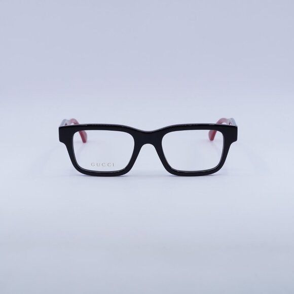 Gucci Gucci GG1865O 001 Eyeglasses Black 50mm Square Frame Size ONE SIZE - 2 Thumbnail