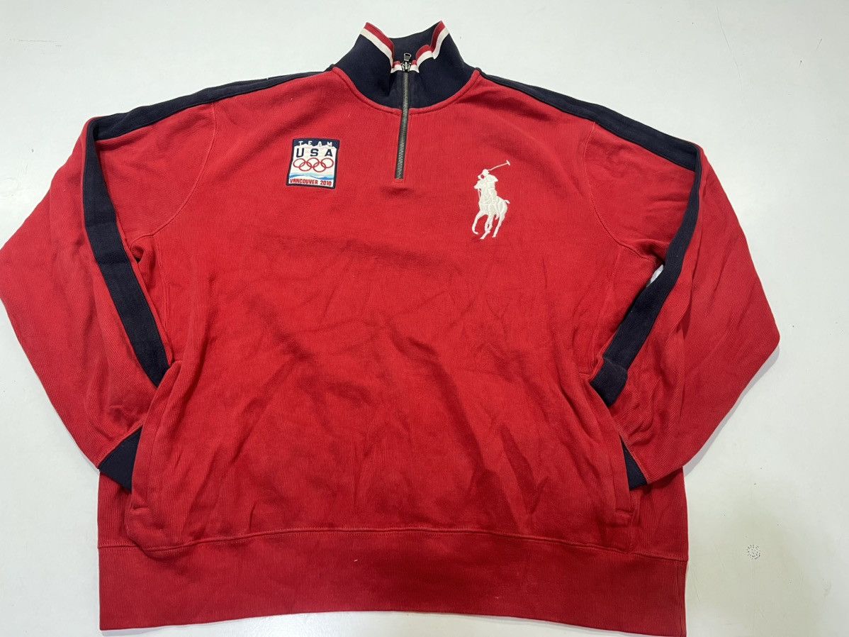 Polo Ralph Lauren Ralph lauren polo 1/4 zipper with big-pony Size US XL / EU 56 / 4 - 1 Thumbnail