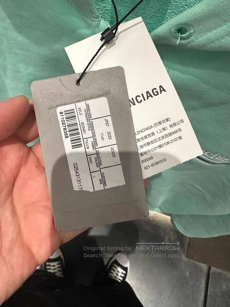 Balenciaga Balenciaga Mint green Coca-Cola embroidered zip-up hoodie Size US L / EU 52-54 / 3 - 4 Thumbnail