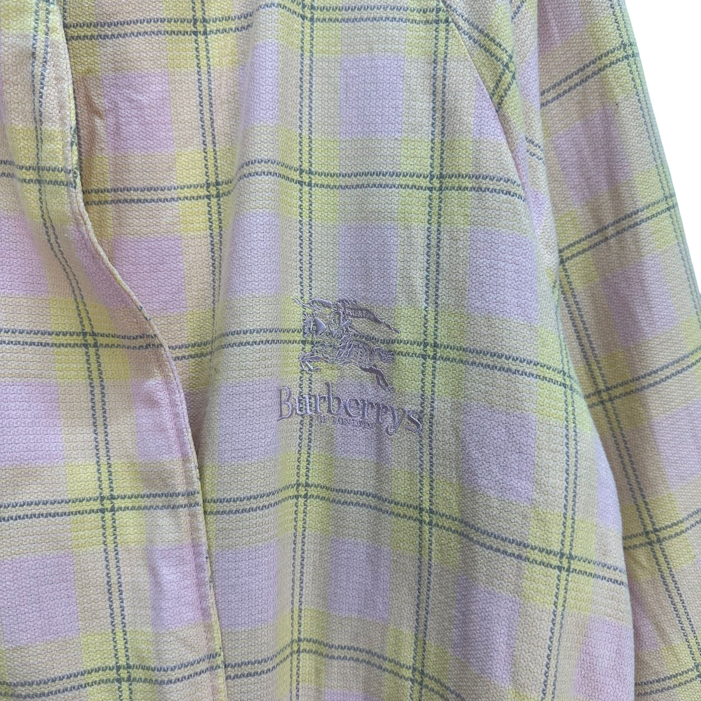 Burberry BURBERRYS CHECKED ROBES #7886-188 Size L / US 10 / IT 46 - 3 Thumbnail