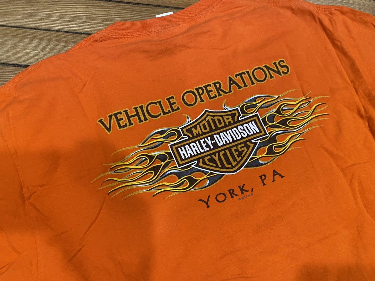 Harley Davidson × Vintage HD York PA Tshirt Large Size US L / EU 52-54 / 3 - 3 Thumbnail