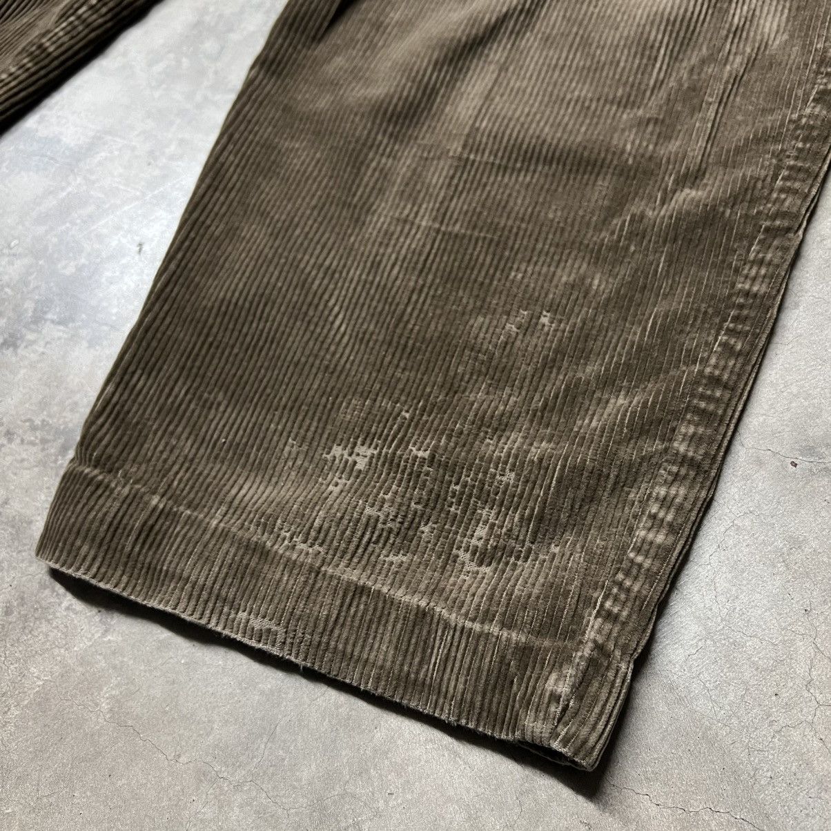 Polo Ralph Lauren × RRL Ralph Lauren × Ralph Lauren Vintage Polo Ralph Lauren Brown Distressed Corduroy Pants Size US 32 / EU 48 - 9 Thumbnail