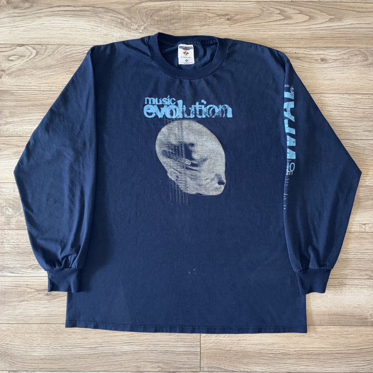 Jerzees Vintage Music Evolution long sleeve Size US XL / EU 56 / 4 - 1 Thumbnail