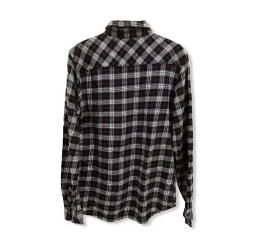 Flannel × Vintage Vintage Cinema Plaid Tartan Flannel Shirt 👕 Size US S / EU 44-46 / 1 - 4 Thumbnail