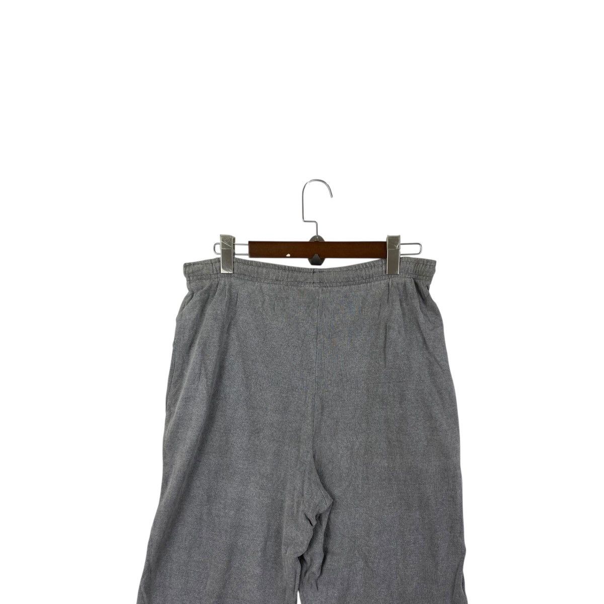 Vintage ELLE Grey Wool Jogger Trousers Casual Pant Size 33" - 4 Thumbnail