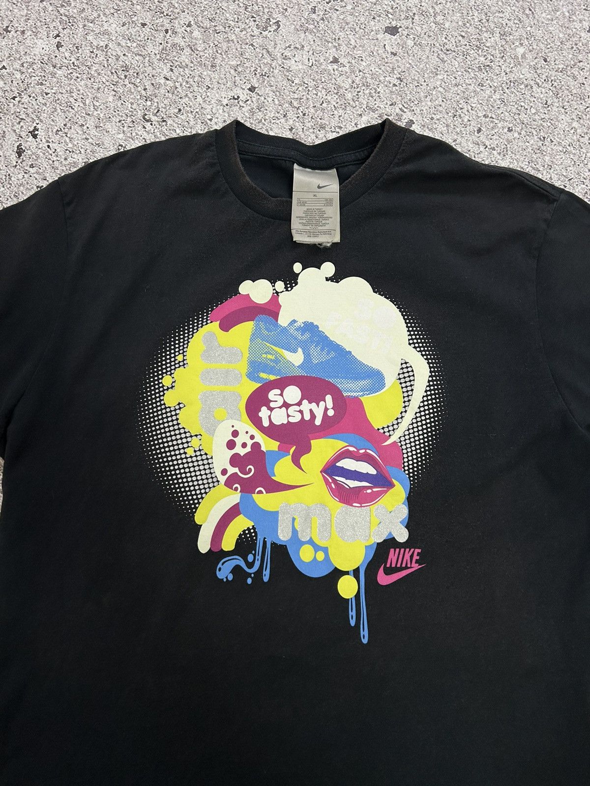 Nike × Vintage Vintage 90’s Nike Air So Fasty Humor Y2K HYPE RETRO T-Shirt Size US XL / EU 56 / 4 - 13 Thumbnail