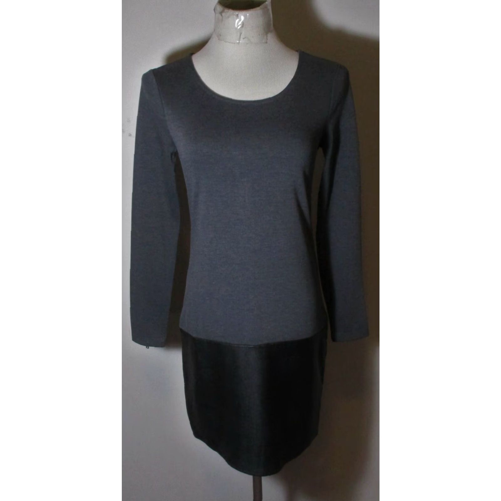 Banana Republic Banana Republic Dress Gray Long Sleeve Size 0 NWOT Women Size XS / US 0-2 / IT 36-38 - 2 Thumbnail
