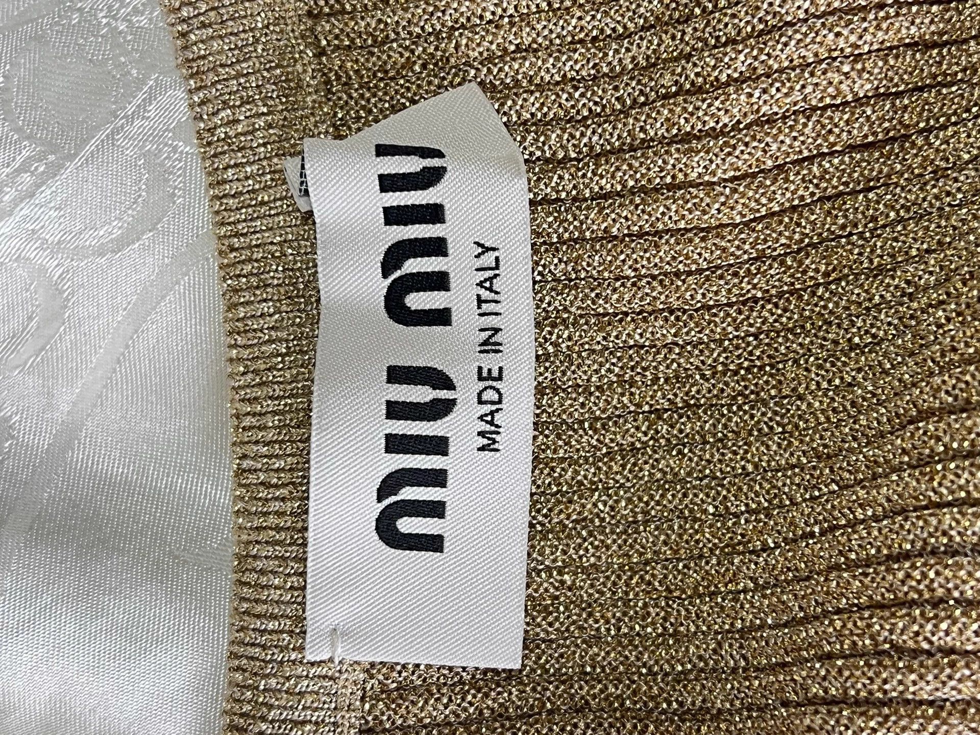 Miu Miu MIU MIU Viscose Knit Camisole EU36 Short Summer Size XS / US 0-2 / IT 36-38 - 5 Thumbnail
