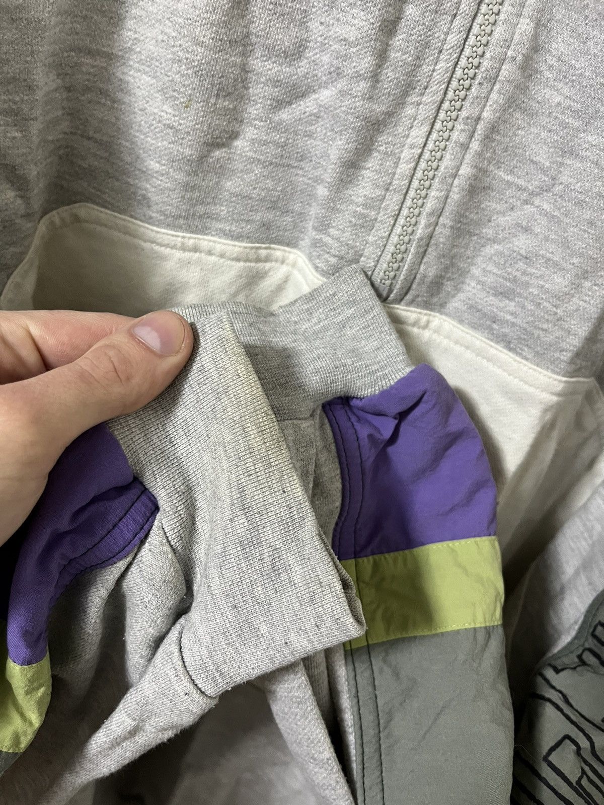 Nike × Vintage Nike Vintage 90s Training 1/4 Zip Jacket Size US L / EU 52-54 / 3 - 7 Thumbnail