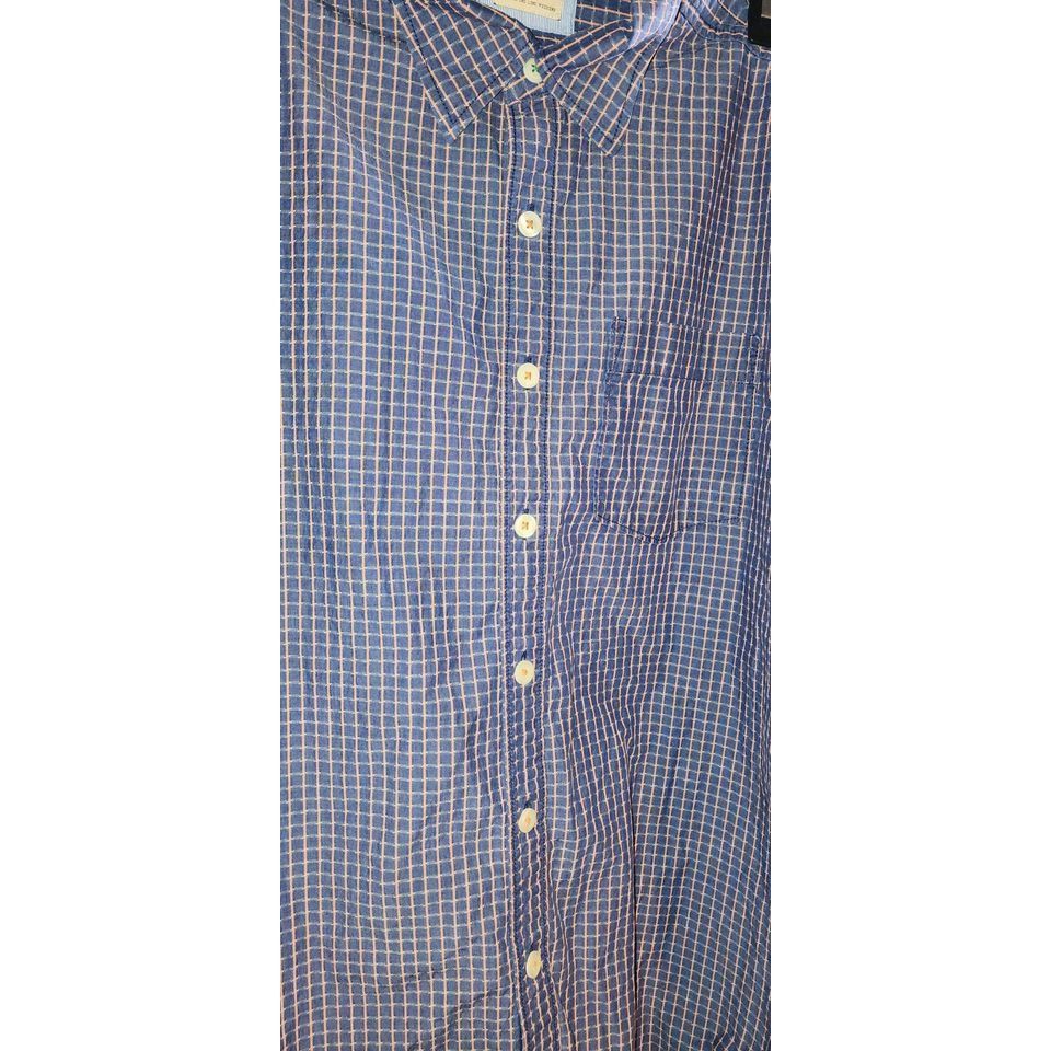 Tommy Bahama Tommy Bahama Navy Mens Medium Long Sleeve Button Down Textur Size US M / EU 48-50 / 2 - 5 Thumbnail