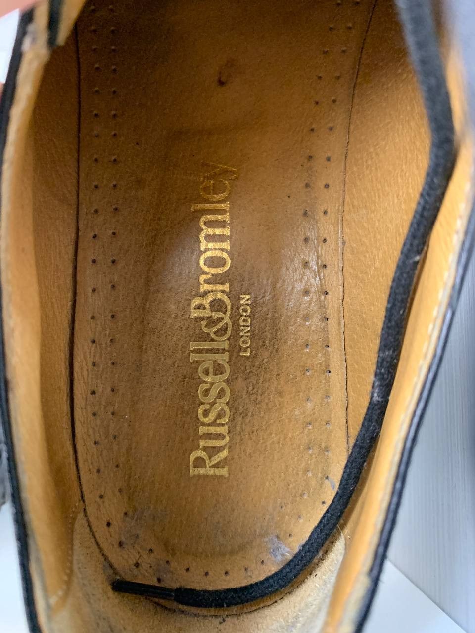 Russell & Bromley Russell And Bromley Men's Shoes Brogues Leather Lace Ups Size US 7 / EU 40 - 9 Thumbnail