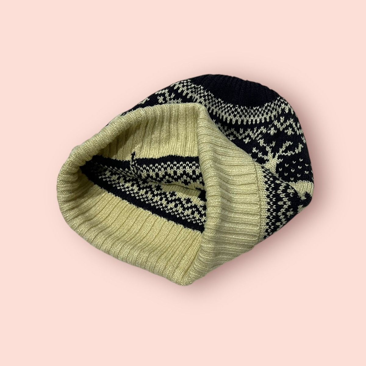Japanese Brand × Jun Takahashi × Uniqlo VINTAGE UNIQLO DEERS KNITTED CUFFS BEANIE Size ONE SIZE - 22 Thumbnail