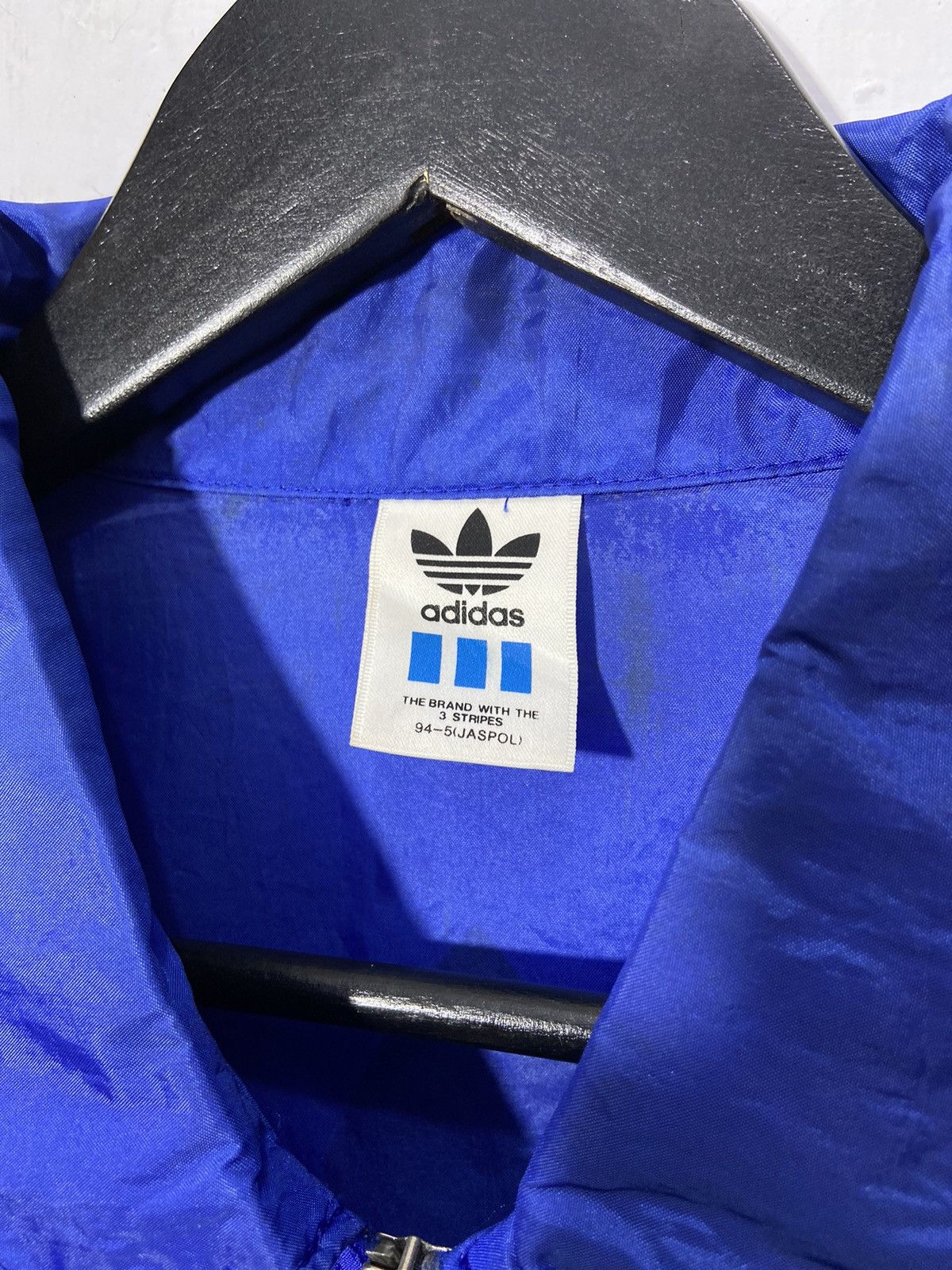 Adidas Vintage Adidas Trefoil Descente Boxy Light Jacket Blue Size US L / EU 52-54 / 3 - 5 Thumbnail