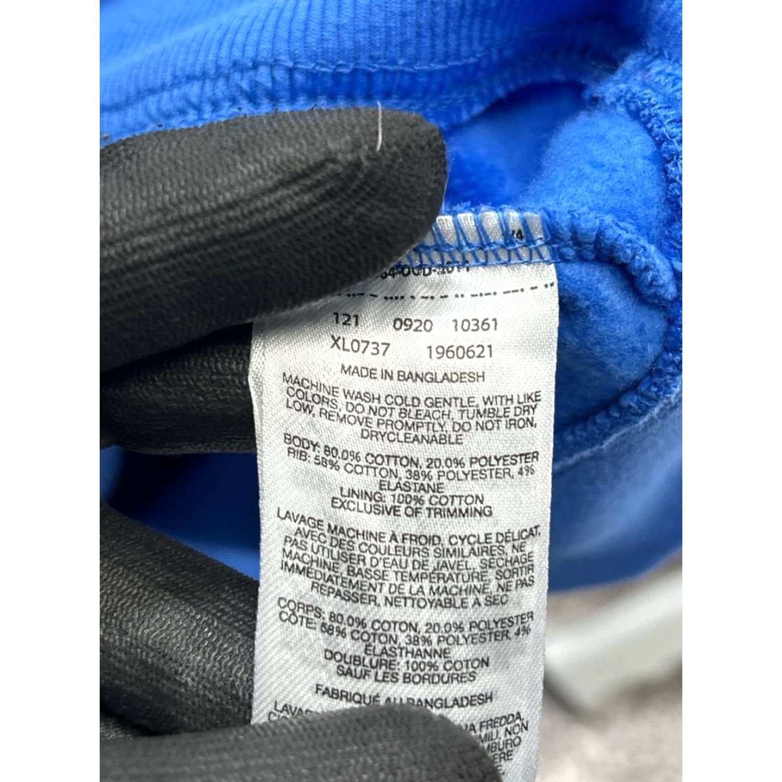 KangaROOS Columbia Fremont Hoodie Mens XL Blue Brushed Fleece Cotton Kangaroo Pockets Hooded Size US XL / EU 56 / 4 - 5 Thumbnail