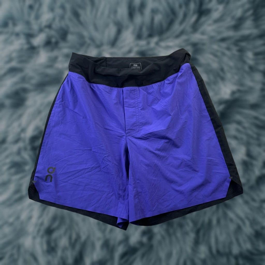 Vintage ON Cloud Shorts Mens S Purple Lightweight 7" Drawstring Pockets Quick Dry Athletic Sports Size US 27 - 1 Thumbnail