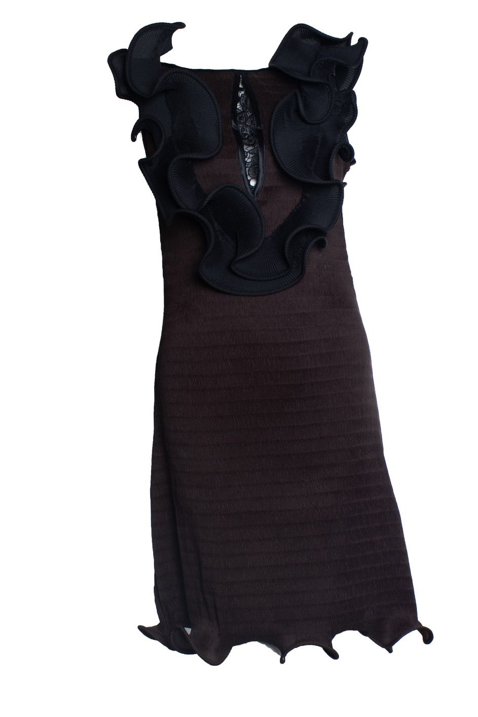 Other Arrey Kono, Ruffled and pleated midi dress Size M / US 6-8 / IT 42-44 - 2 Thumbnail