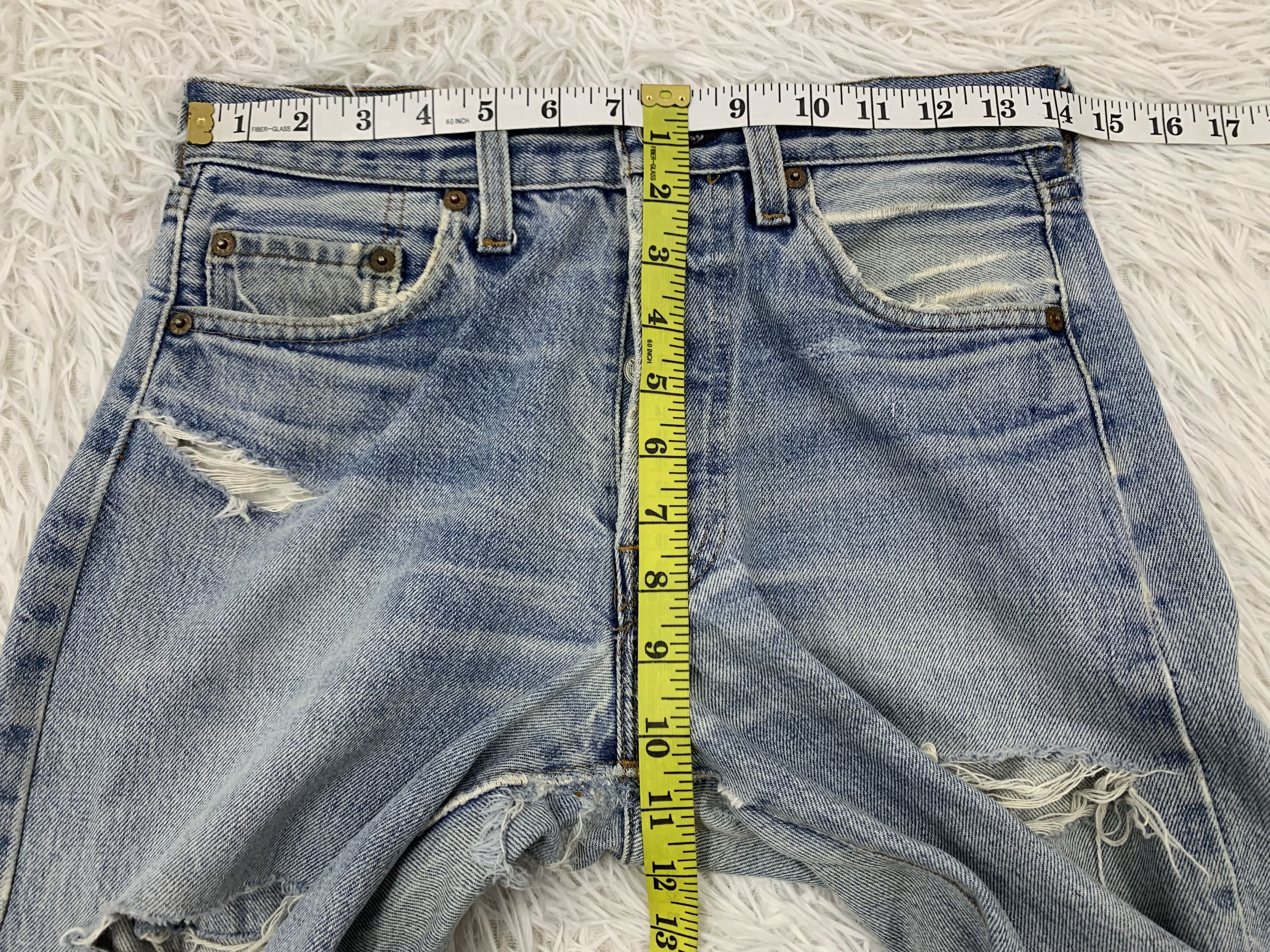 Levi's Vtg 80s Levi's 501 Selfedge Jeans Pant Button 524 Size US 28 / EU 44 - 15 Thumbnail