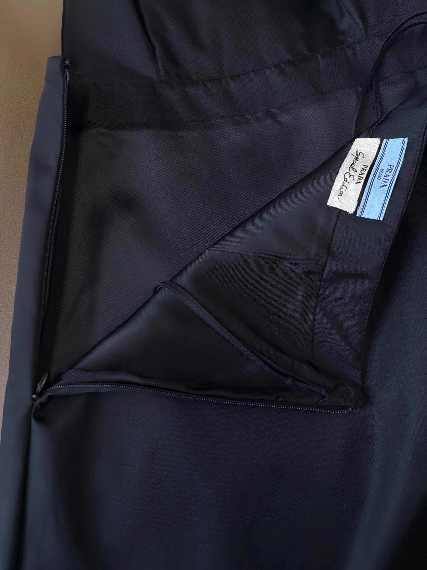 Prada Prada Limited Black Triangle Logo Halter Backless Dress IT38 Size XS / US 0-2 / IT 36-38 - 5 Thumbnail