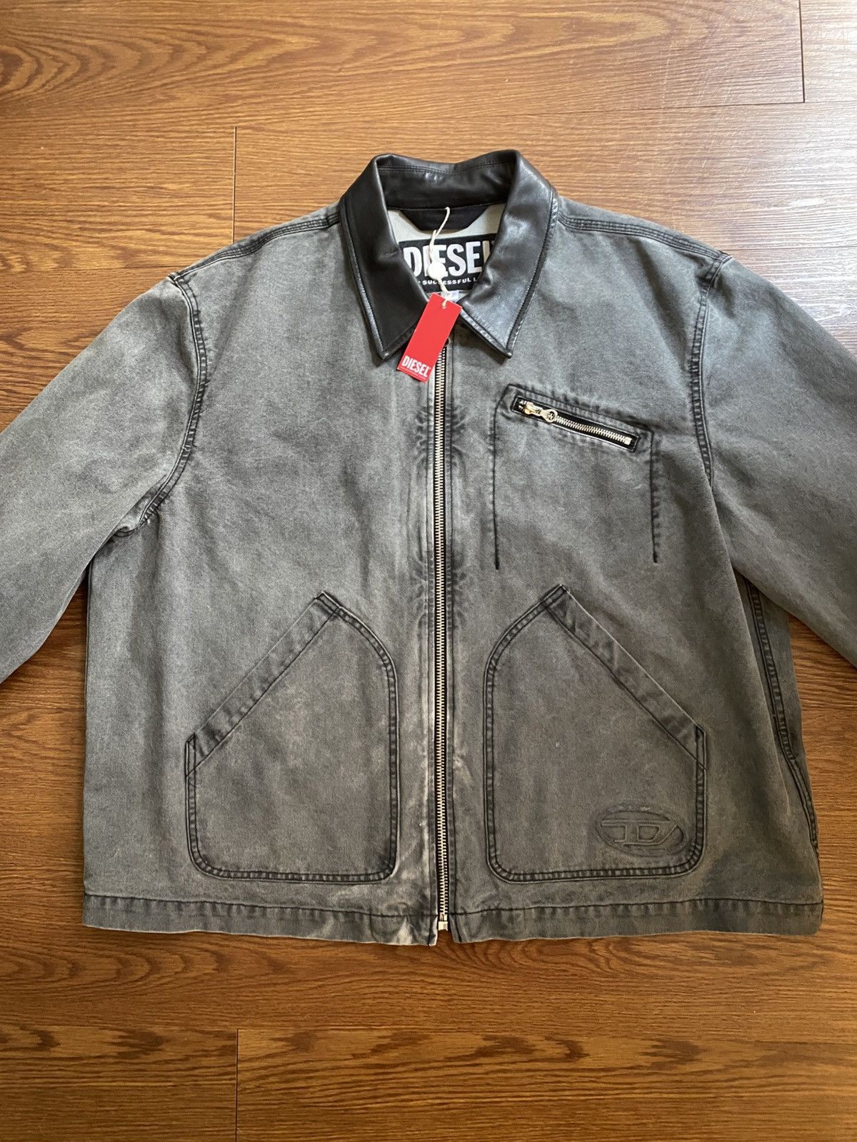Diesel Diesel Blue J-Chart Denim Jacket Size US XL / EU 56 / 4 - 2 Thumbnail