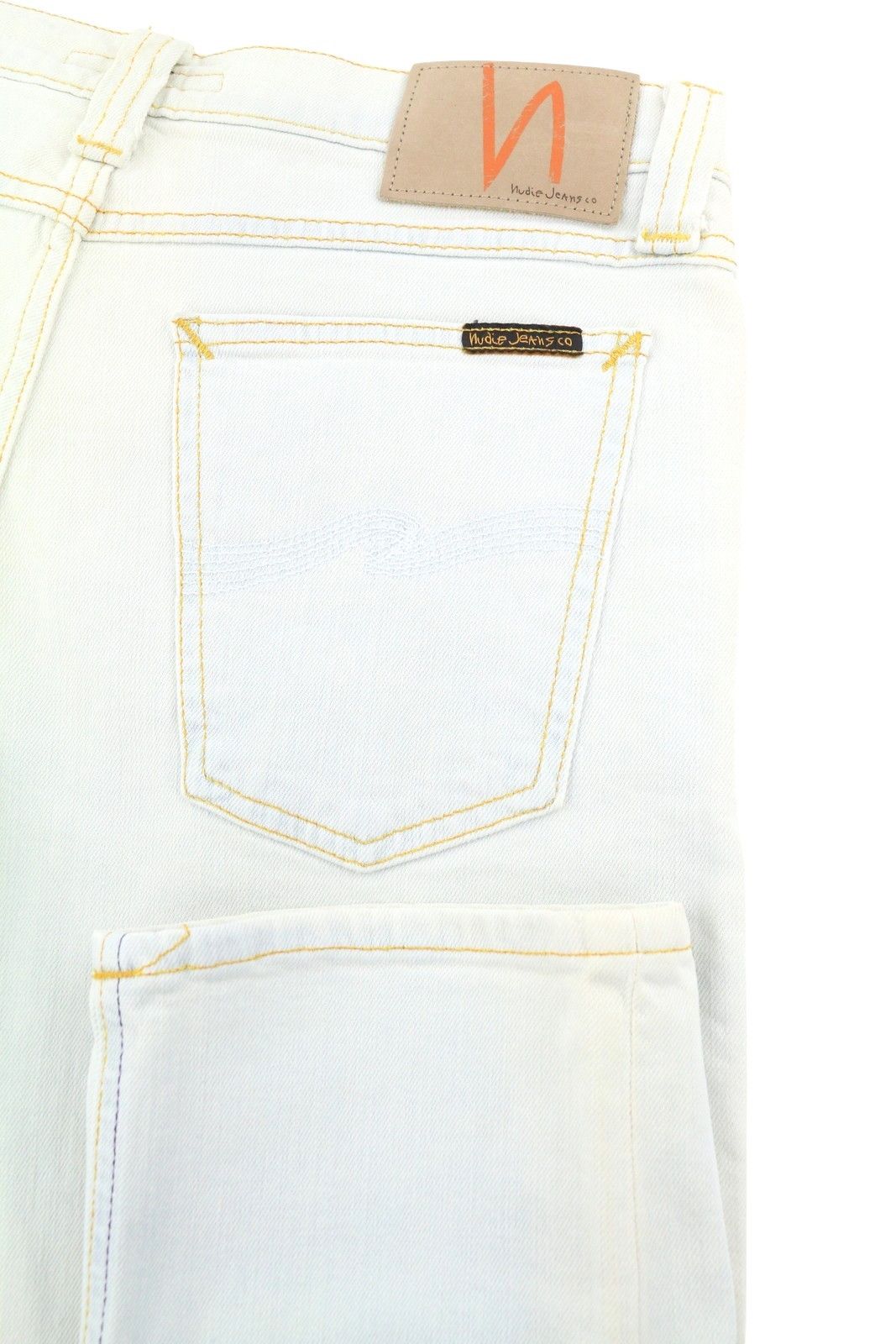 Nudie Jeans TUBE KELLY BLEACH WHITE W29/L32 Skinny Jeans 87258 Size US 29 - 5 Thumbnail