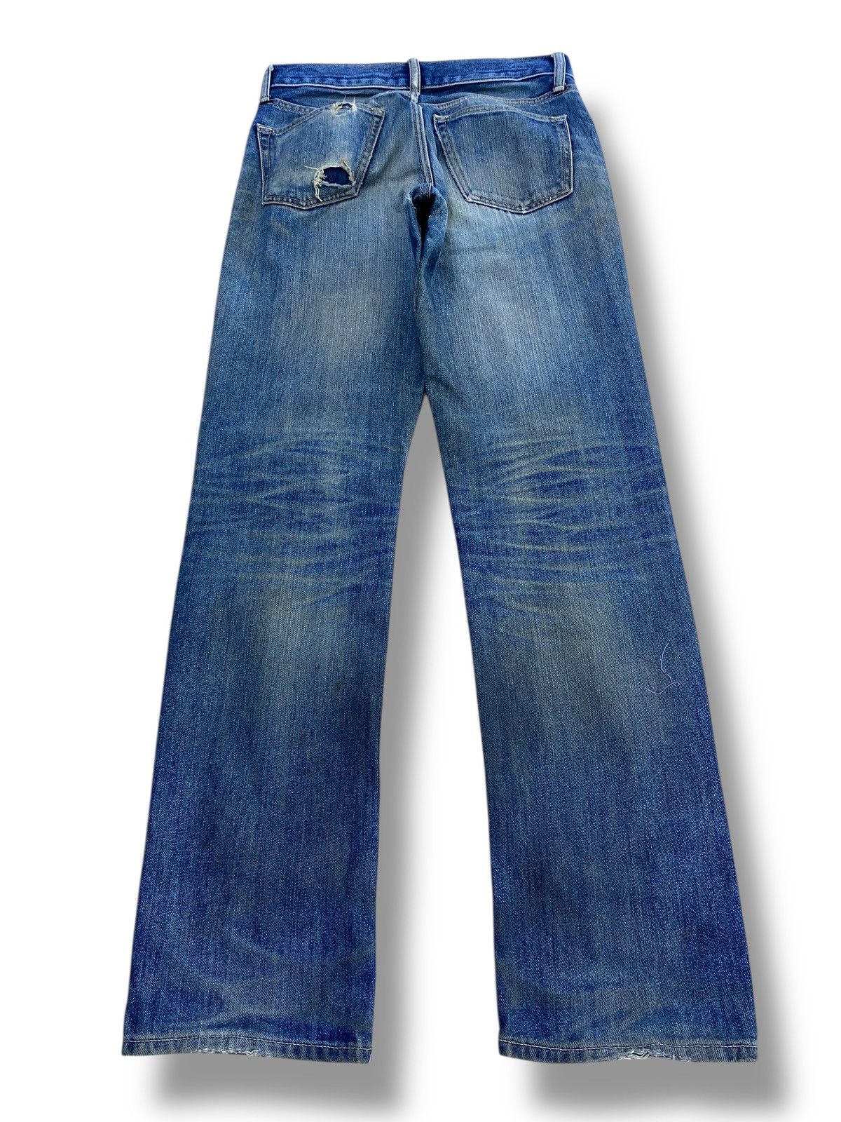 Uniqlo Uniqlo Whiskers Rusty Wash Style Loose Jeans Size US 30 / EU 46 - 3 Thumbnail
