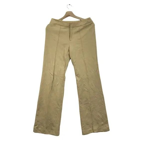Vintage Vtg ELLE PARIS PLANETE Beige Minimalist Design Casual Pant Size 28" / US 6 / IT 42 - 1 Thumbnail