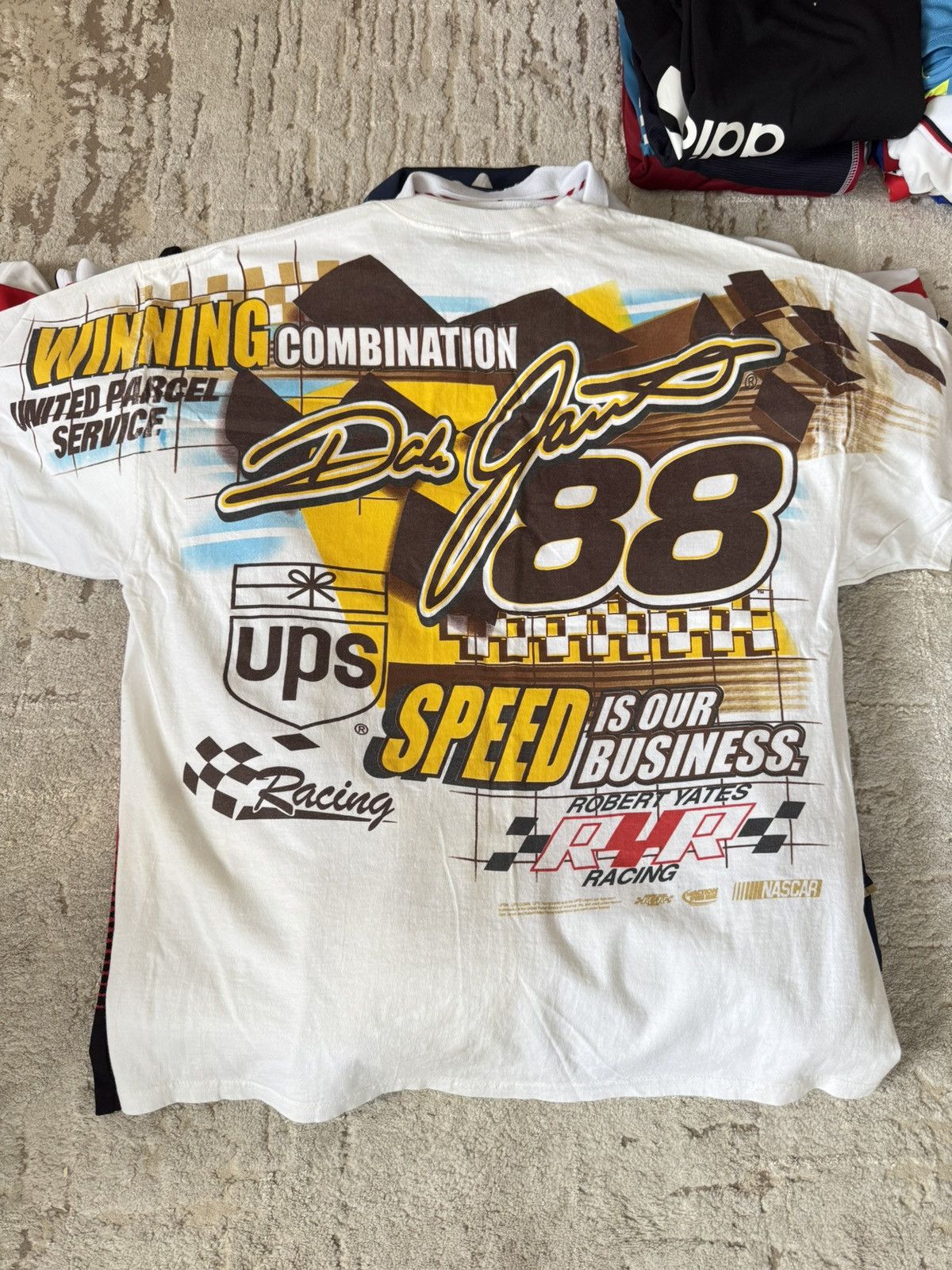 Chase Authentics × NASCAR × Vintage Vintage Nascar Dale Jarrett Tee Chase Authentic Racing Shirt Size US XL / EU 56 / 4 - 4 Thumbnail