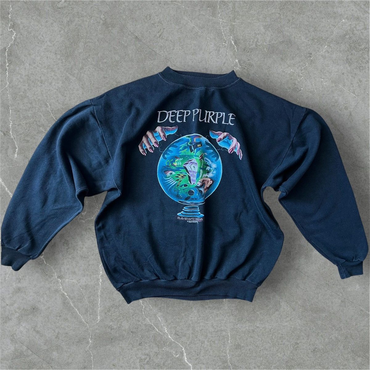 Band Tees Deep Purple 1990 Vintage Band Sweatshirt Size US M / EU 48-50 / 2 - 1 Thumbnail