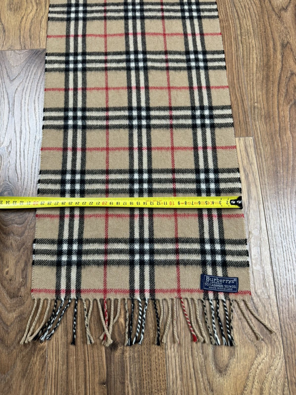 Burberry Vintage cashmere scarf Burberry’s 90s original luxury item Size ONE SIZE - 3 Thumbnail