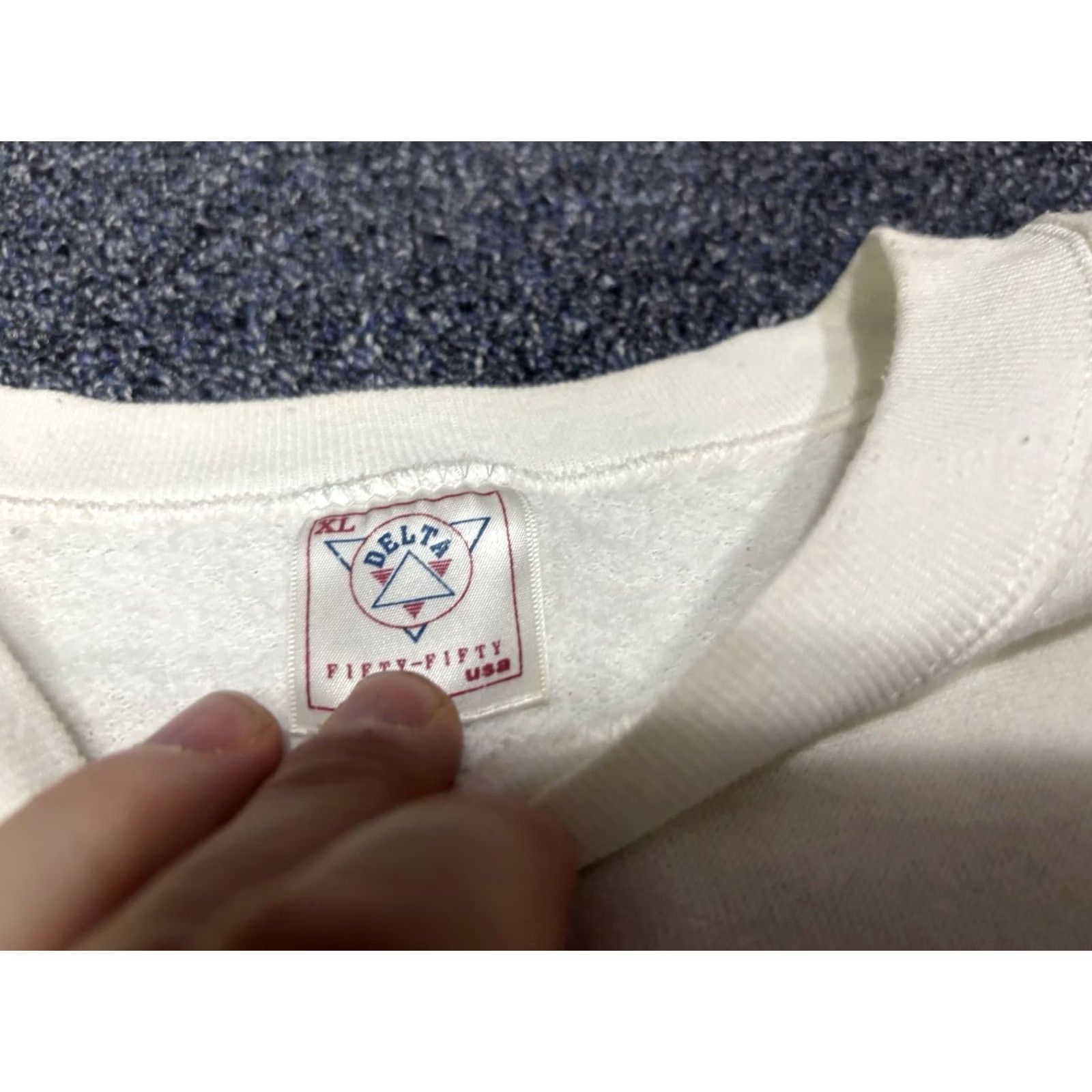 Fruit Of The Loom VINTAGE 90s Grandma Humor Funnies Comic Shoebox Greetings XL Sweatshirt Mens White Pullover 90s Funny Christmas Gift Size US XL / EU 56 / 4 - 2 Thumbnail