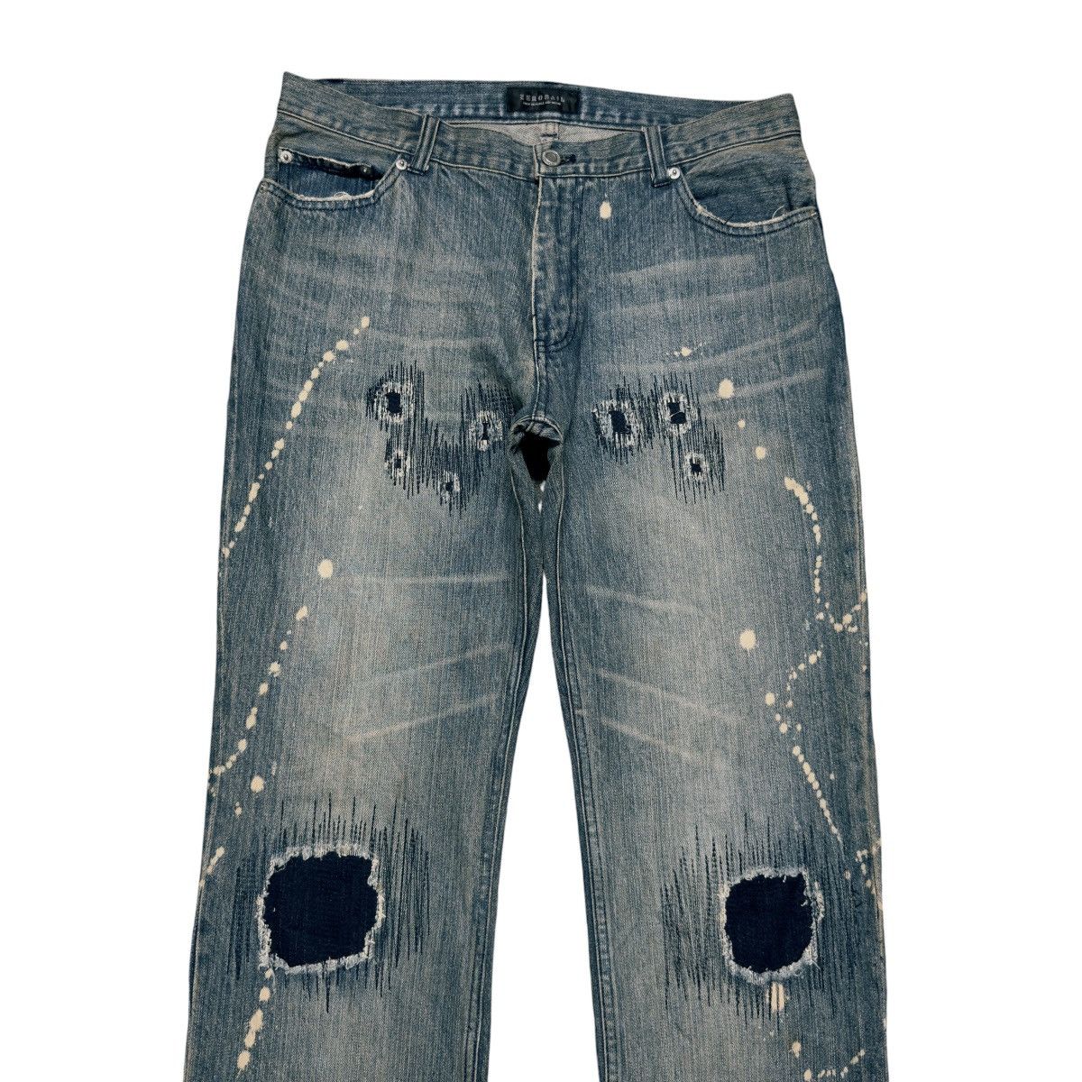 Japanese Brand Zerosail Denim Grunge Jeans Number Nine Size US 33 - 3 Thumbnail