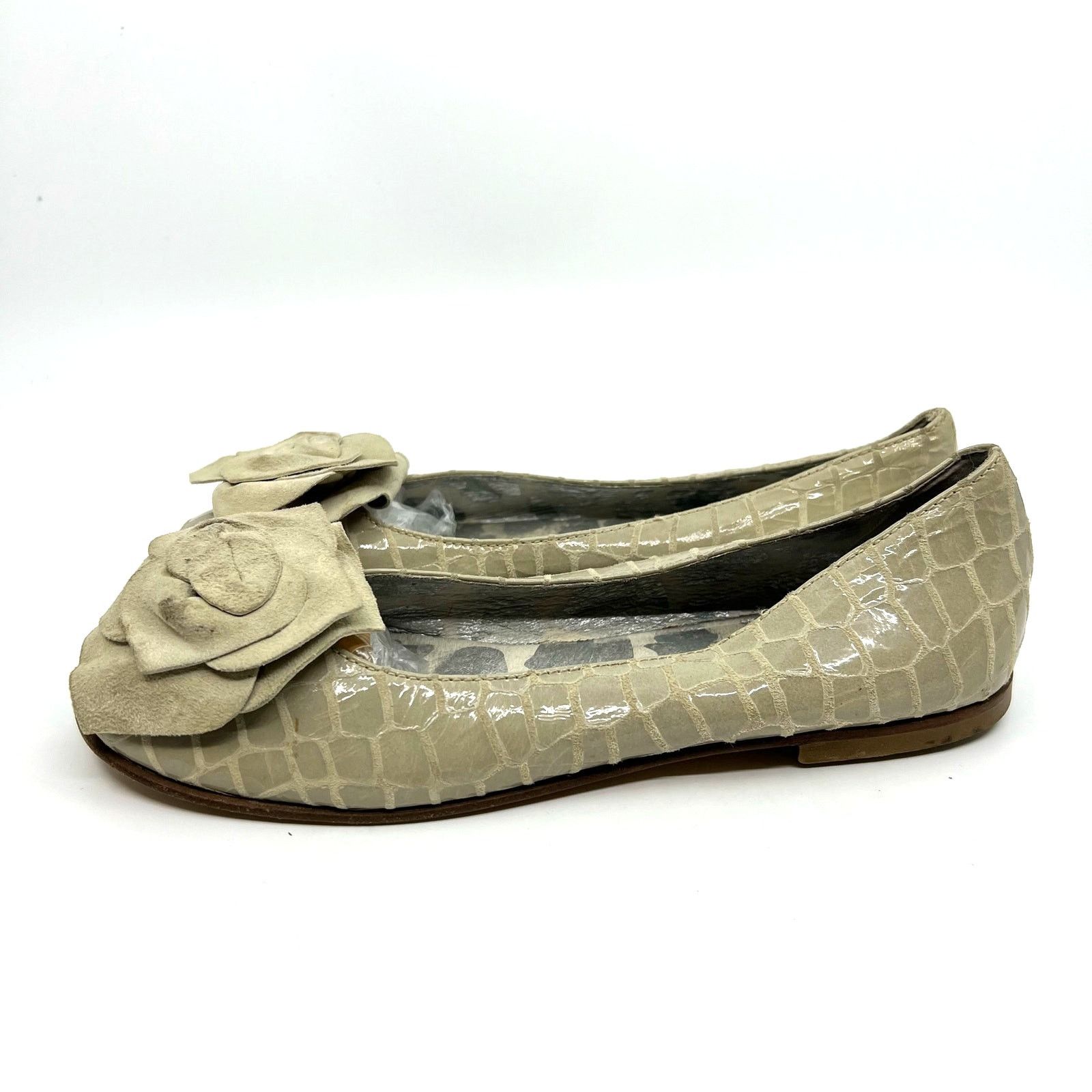 Roberto Cavalli Roberto Cavalli Angels Crocodile Flats Women's 6 US Size US 6 / IT 36 - 2 Thumbnail