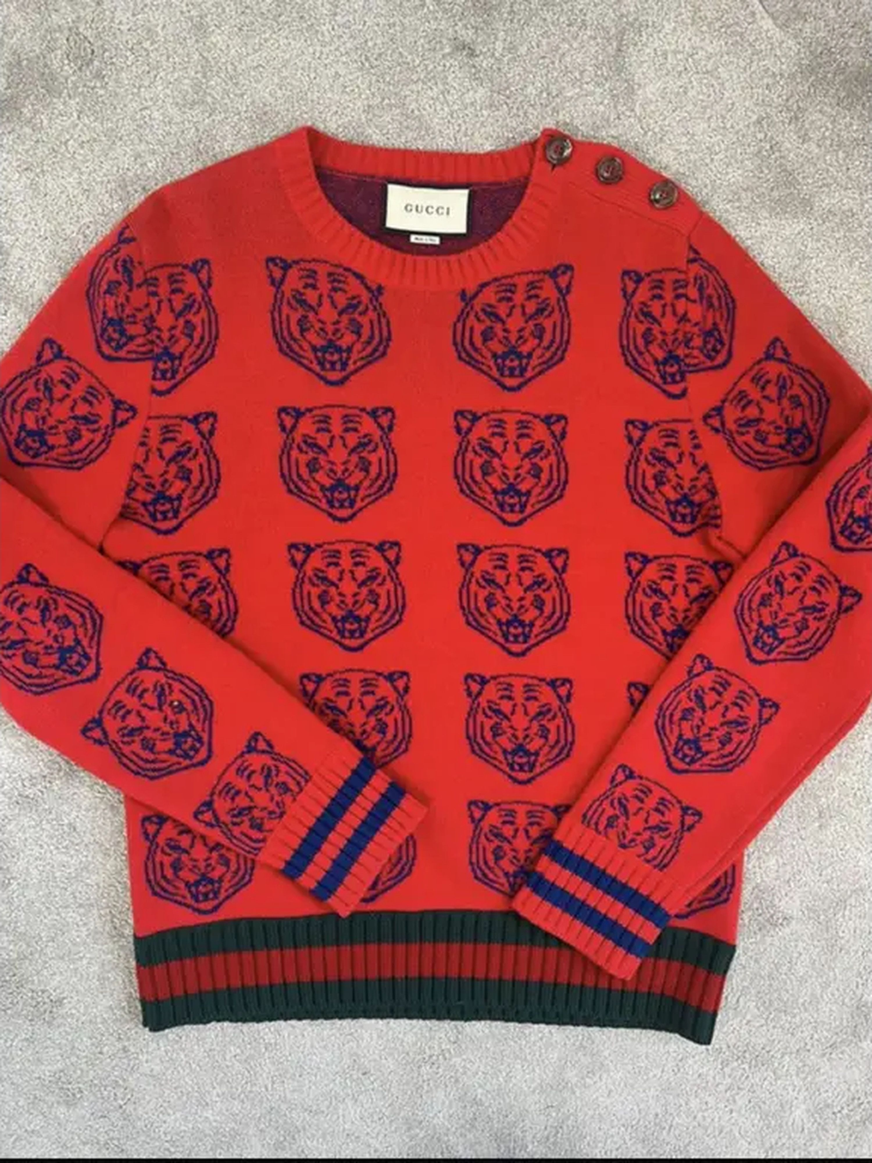 Gucci Gucci Wool sweatshirt Size US M / EU 48-50 / 2 - 2 Thumbnail