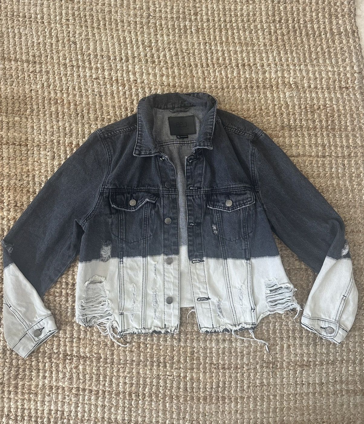 Other BBJ LOS ANGELES DISTRESSED DENIM JACKET size Large Size L / US 10 / IT 46 - 1 Thumbnail