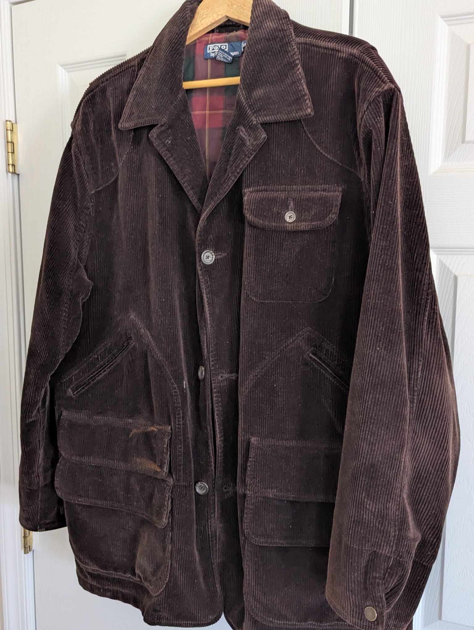 Polo Ralph Lauren Heavy coat ox-blood color Size 46L - 1 Thumbnail
