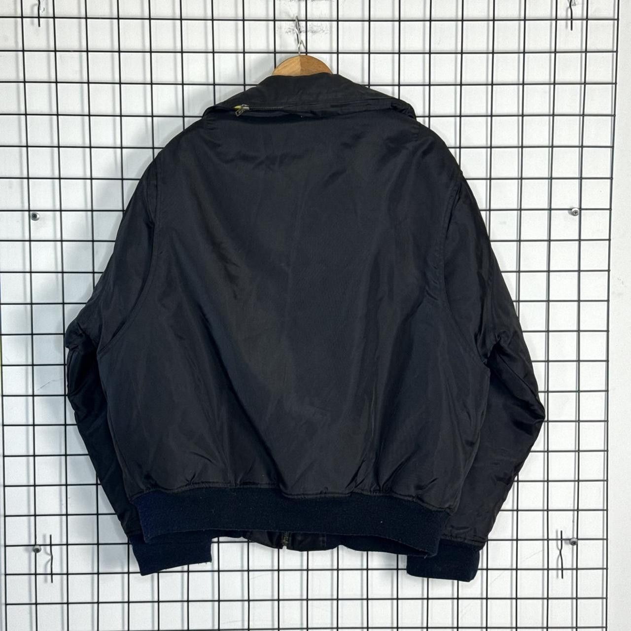 Vintage Vintage 90s Aviation Style Jacket Black Bomber Boxy Size US L / EU 52-54 / 3 - 2 Thumbnail