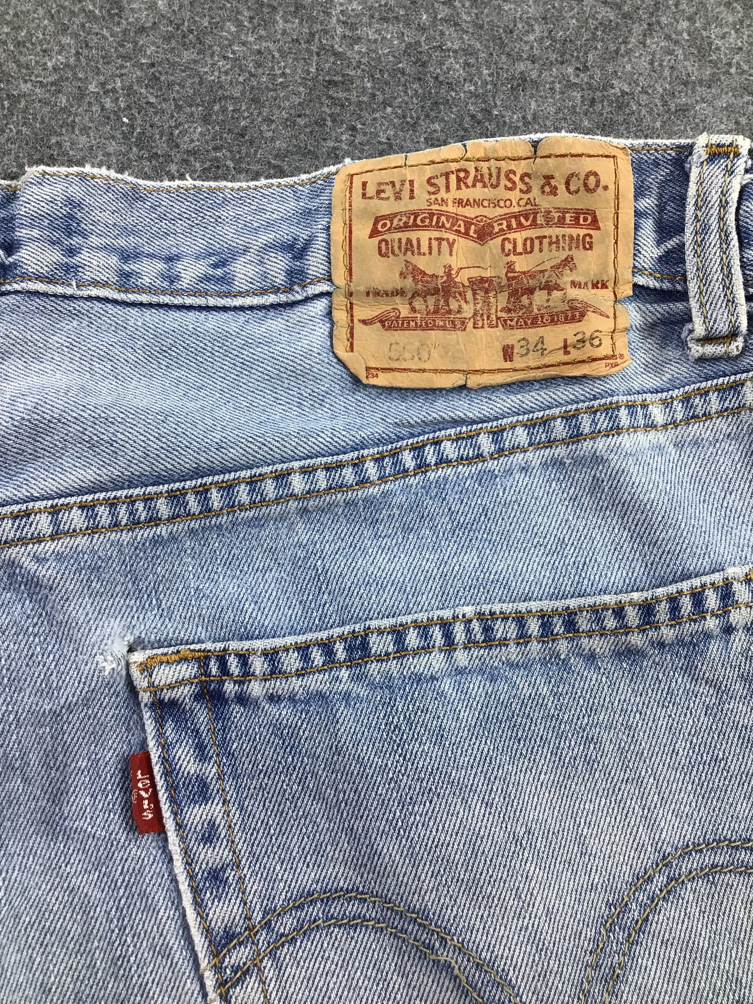 Levi's Vintage Light Wash Levis 560 Jeans-J843 Size US 34 / EU 50 - 5 Thumbnail